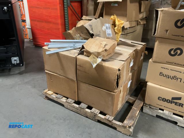 Lot 2-19776 - Skid lot of various size securline hold down bare steel pieces including 17”, 8”, and more (48 per b...