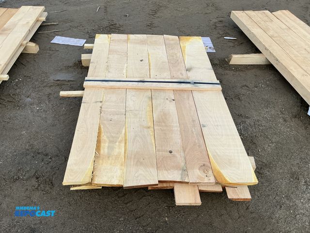 Lot 2-33705 - (2) layers of 44" w x 6' long 4/4 Cherry Boards