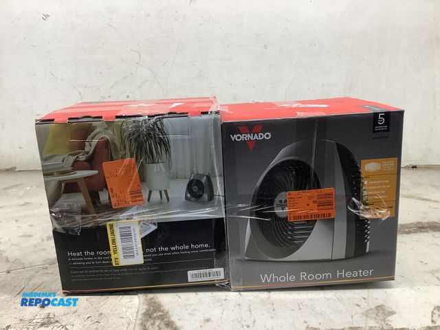 Lot 2-94983 - Lot of (2) Vornado Forced Air Velocity 5 Whole Room 1500W Heaters (appear new in
box, tested and wor...