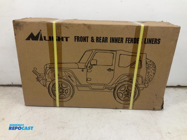 Lot 2-17188 - New MLight front and rear inner fender liners, model#JK-77D