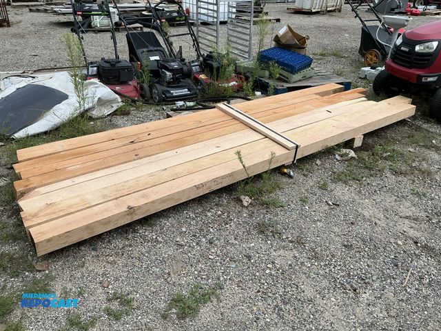 Lot 2-27273 - 3 1/2 cherry boards 1 layer 39" wide x 9-11' long