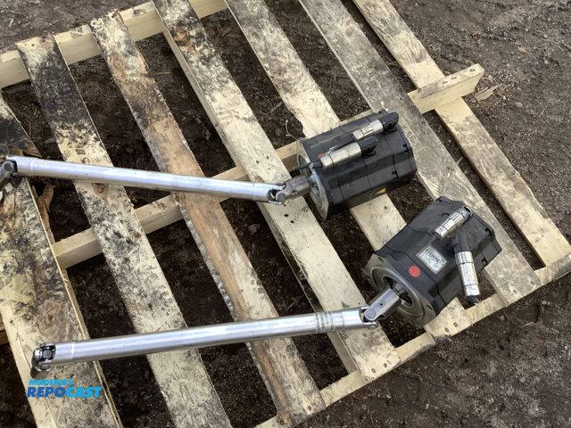 Lot 2-93949 - Skid lot of (2) industrial drive shafts