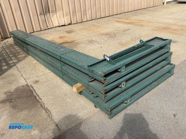 Lot 2-34533 - (3) 13’10” Tall Uprights for Cantilever Racking, bases are 5’, some dents