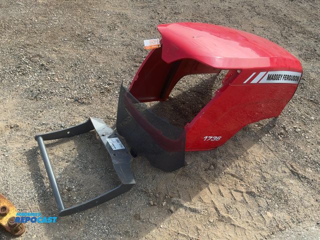 Lot 2-30958 - Used Massey Ferguson 1736 Tractor Hood, comes with mesh part of grille and grille guard, grille guar...