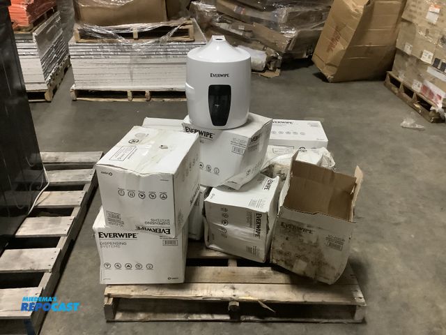 Lot 2-15671 - Lot of (10) Everwipe 10-DISP Wall Mount Dispenser for Jumbo Wet Wipes, All in Box. Some May Have Wea...