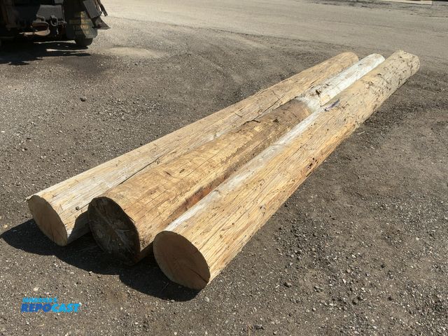 Lot 2-43836 - (3) Approx. 20’ Long Telephone Poles, approx. 15-20” diameter range