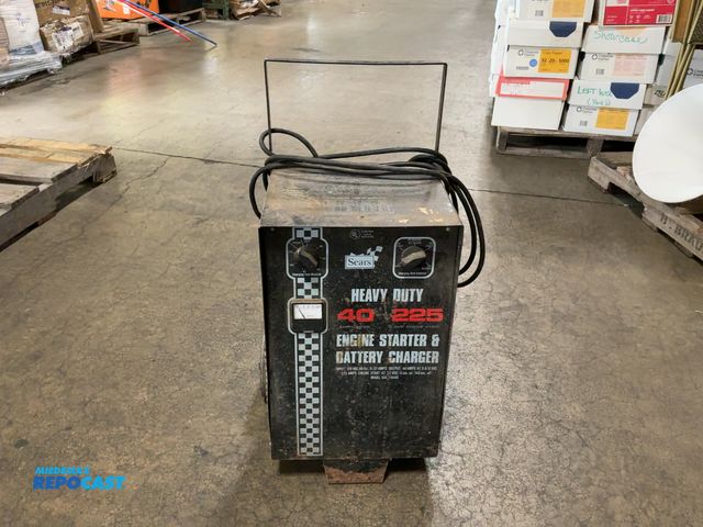 Lot 2-91320 - Sears Heavy Duty Portable Engine Starter and Battery Charger, 40 amp/225 amp
