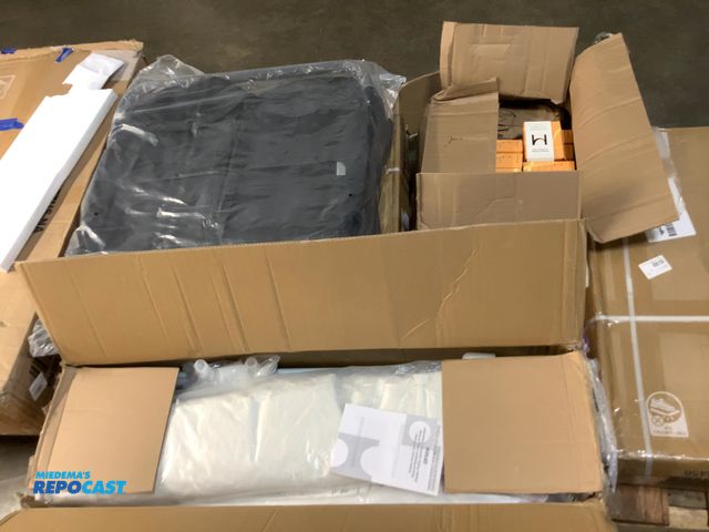 Lot 2-67658 - Lot of miscellaneous items including outdoor canopy tent/pavilion (OP3936), box of modern fertility ...