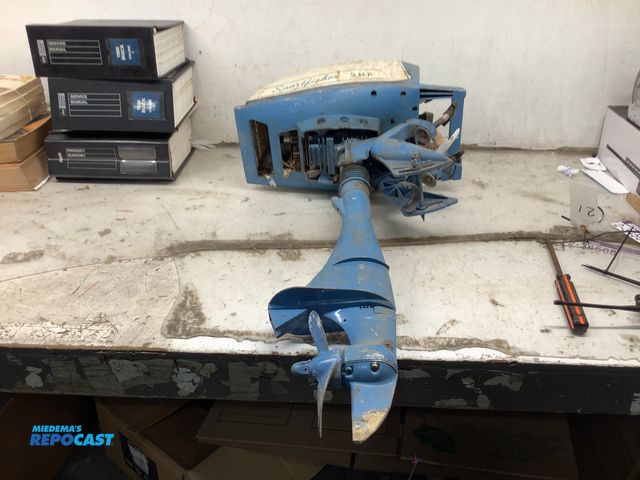 Lot 2-92007 - sportfisher 5Hp outboard, good compression