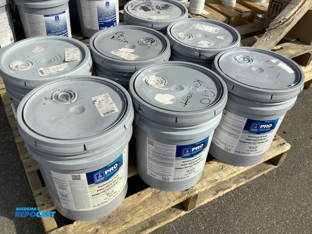 Repocast.com - Lot 2-21373 - Skid lot of (7) 5-gallon buckets of ...