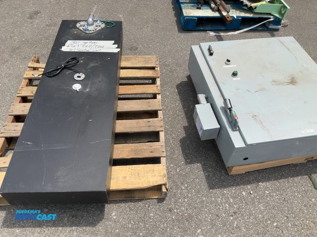 Lot 2-75934 - 30 gallon fuel cell/tank with sending unit and tank panel