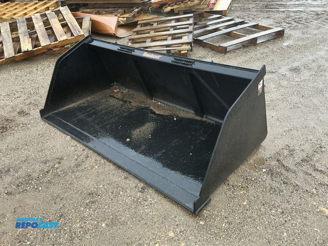 Lot 2-42966 - New Tomahawk 78" Snow/Mulch Skid Steer Bucket, Universal Quick Attach (3003-1)