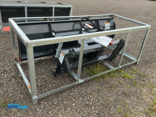 Lot 2-40877 - New Wolverine 84” Plow Blade John Deere Tractor Loader Attachment, Hook and Pin Style Attach, Hydrau...