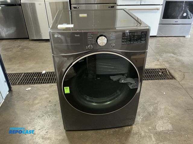 Lot 2-55223 - LG DLEX4000B Smart Wi-Fi Enabled Front Load Electric Dryer with TurboSteam™ and Built-In Intelligenc...