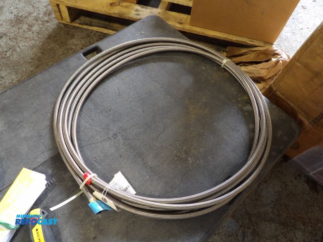 Lot 2-53288 - New Parker 1/4" PTFE Hose 5/16" ID heavy wall PTFE w/ static - dissipative core 2500 (172 bar) worki...
