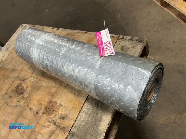 Lot 2-21105 - 27" Wide Roll of Diamond Plate Shelf Liner Material, unknown length