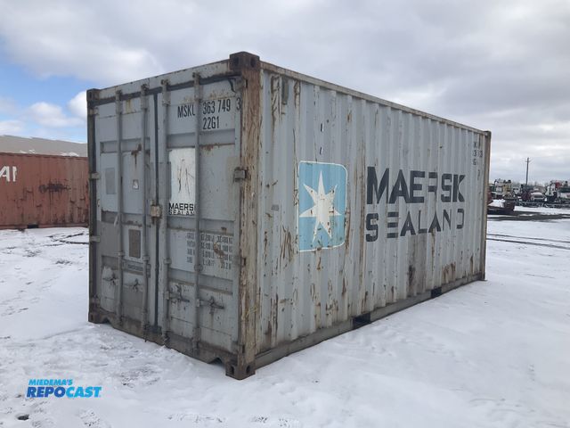 Lot 2-42485 - 20’ Shipping / Storage Container, 8’ wide x 8’ 6” tall
