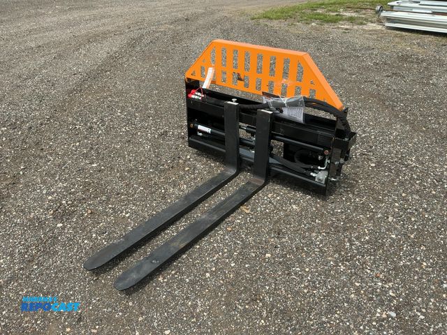 Lot 2-43755 - New Wolverine Fork Positioning Pallet Forks Skid Steer Attachment, Model PFA-11-3300G, 48" Long x 4"...