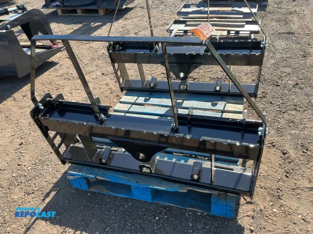 Lot 2-43832 - New Wolverine Universal Skid Steer Quick Attach Fork Carriage, has 2” Receiver and Spots to Mount Ba...