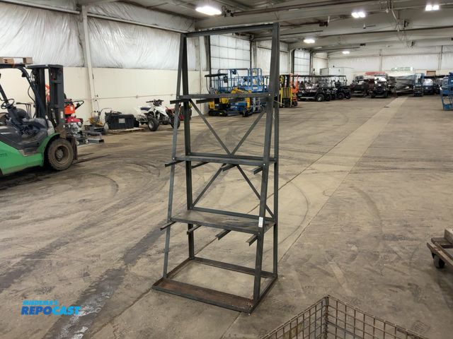 Lot 2-33194 - Jarke Vertical Bar Rack, 3,000 lb capacity, has three areas to stack bar/material, 36”x24”x7’ tall