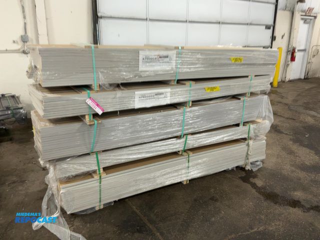 Lot 2-22694 - (5) Bundles of Assorted MDF Trim for Campers, includes (45) 18mmx8x96”, (62)18mmx6x96”, and (63) 18m...