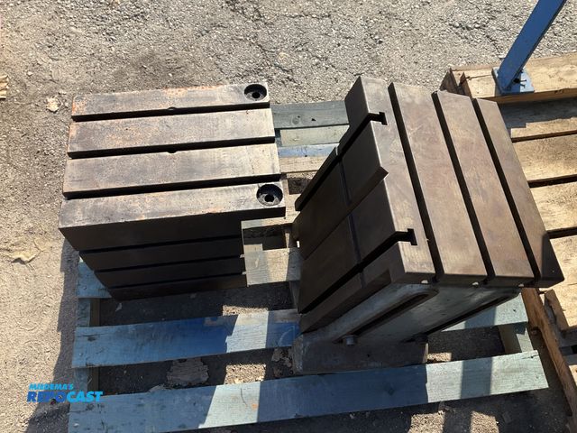 Lot 2-67421 - machinist drill press riser blocks t-slot table