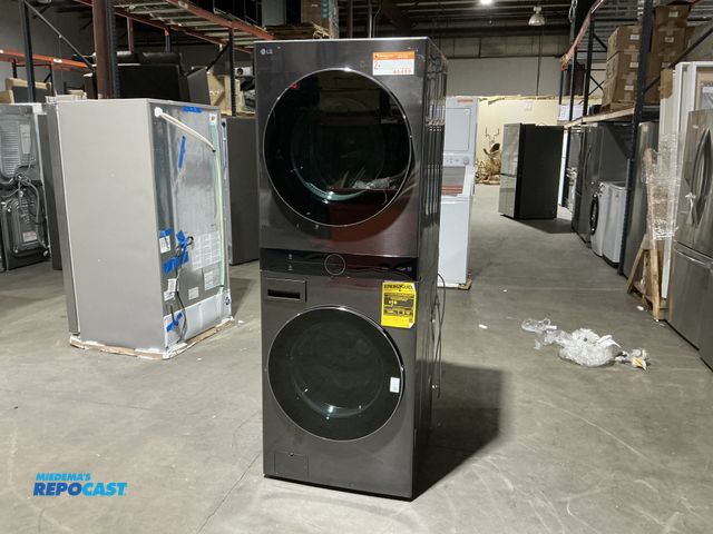 Lot 2-46489 - Scratch & Dent LG WKEX200HBA Washer & Dryer Set