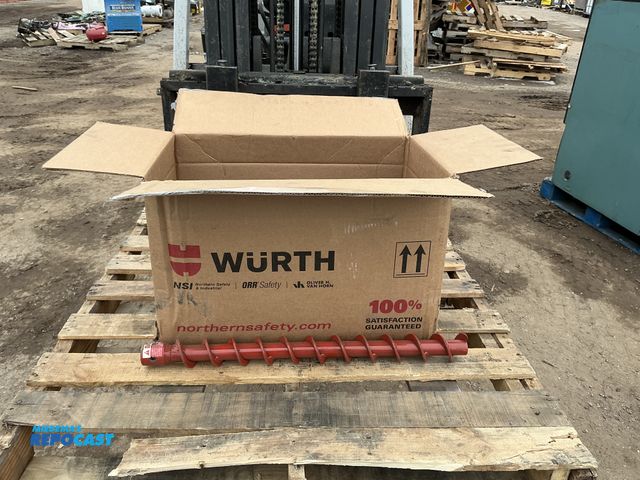 Lot 2-94681 - Box of Heavy Duty Casters and an Auger Bit