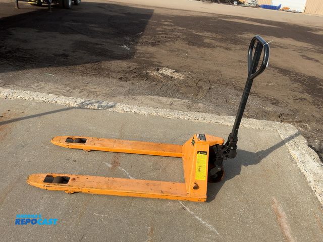 Lot 2-11592 - Global Pallet Jack, 5500 lb capacity, 27”x48” fork area, Works