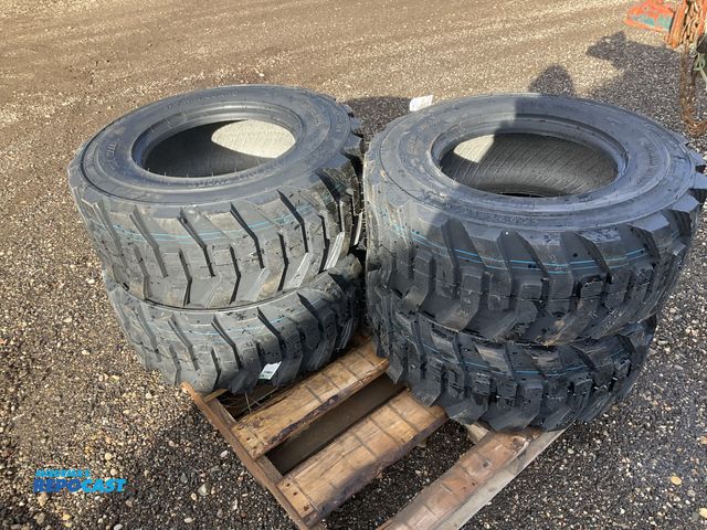 Lot 2-41018 - (4) new unused 12-16.5 skid steer tires