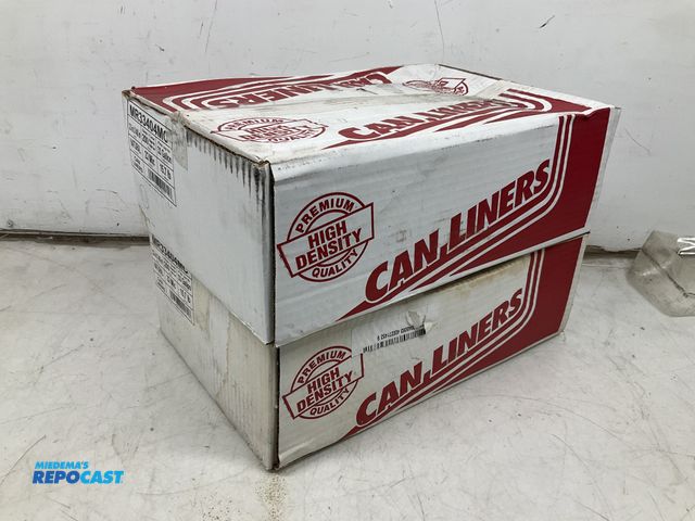 Lot 2-94514 - 2 Cases 33404MC 33”x40”, 33 Gallon 22 Micron Can Liner 8 Rolls of 25= 200, 85lb. Capacity Per Case