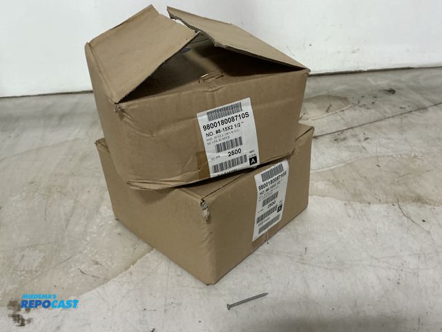 Lot 2-96962 - (2) Boxes of No. 8-15x2-1/2" Phillips Bugle Drywall Screws (abt 2500 per box)