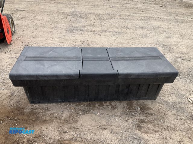 Lot 2-96128 - Black plastic Pro Tecta Box Truck Bed Toolbox