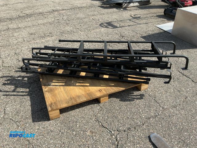 Lot 2-36783 - Skid lot of black RV ladders (5ft)