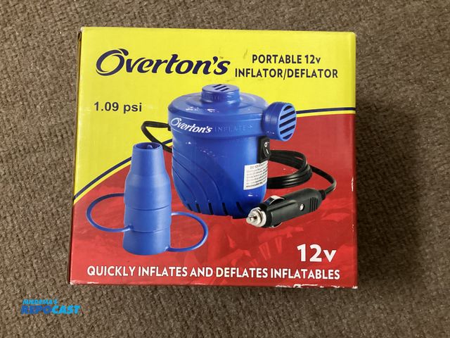 Lot 2-76415 - New Overtons portable 12 volt Inflator/Deflator. Quickly inflates and deflates inflatables. Good for...