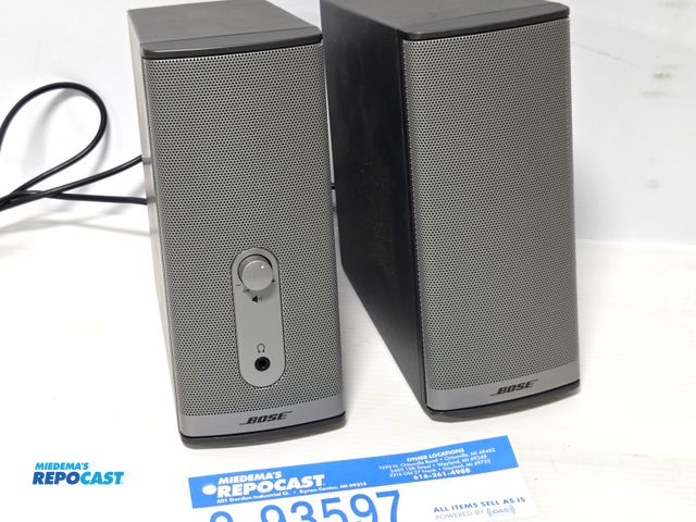 Lot 2-93597 - BOSE Companion 2, Series ii PC speakers, work well.