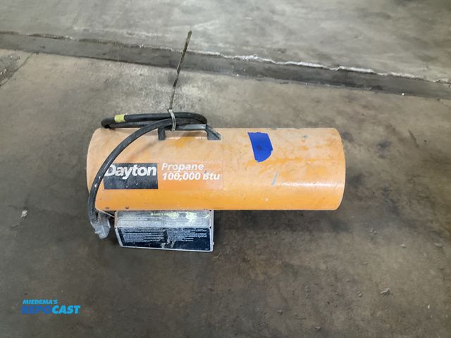 Lot 2-11154 - Dayton 100,000 Btu propane heater, works