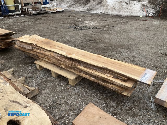 Lot 2-14698 - 7 various sized Wooden Boards with rough edges approx. 92” x 11” x 2”