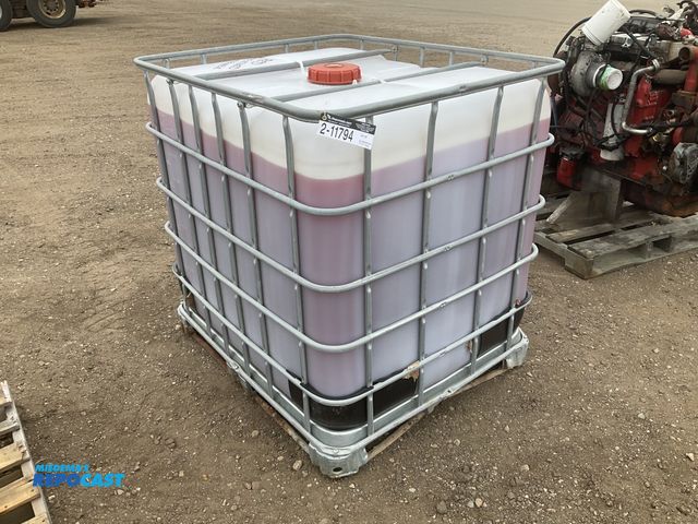 Lot 2-11794 - 250 gallon tote of Red premixed antifreeze