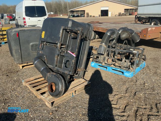 Lot 2-22333 - Lot of (5) John Deere Material Collection Systems for Parts or Repair, used on Sub Compact Tractors ...