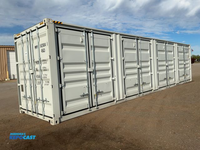 Lot 2-21596 - 2026 40’L x 8’W x 9’ 6”T High Cube Shipping/Ground Container, swing doors on one end and four sets o...