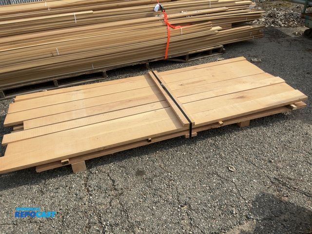 Lot 2-93914 - 26047 4/4 cherry 2 layers 44" wide x 7-8' long