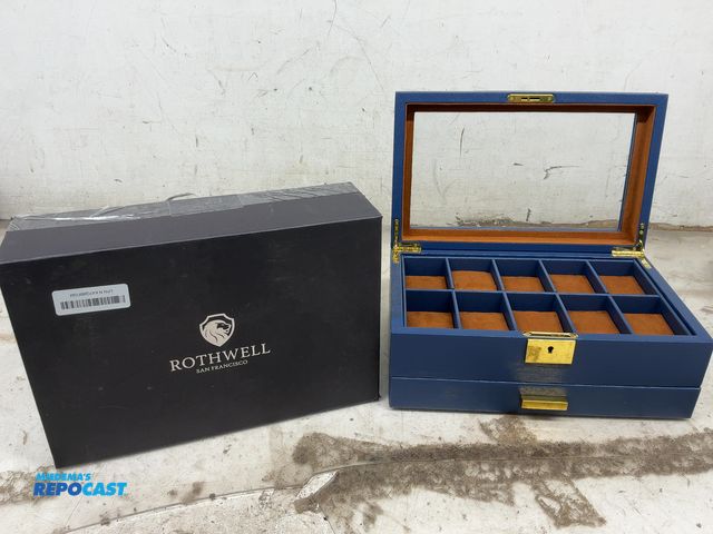 Lot 2-19617 - Rothwell San Francisco Leather Jewelry Box