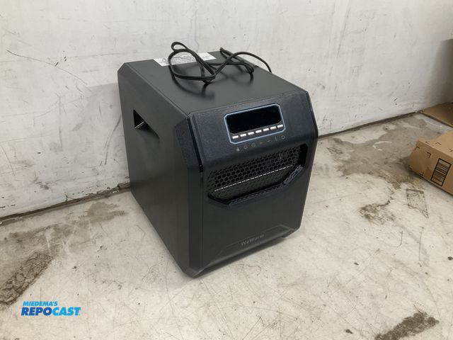 Lot 2-19649 - WeWarm quartz infrared Heater with remote control 1004206494 approx. 11” x 14” x 13”