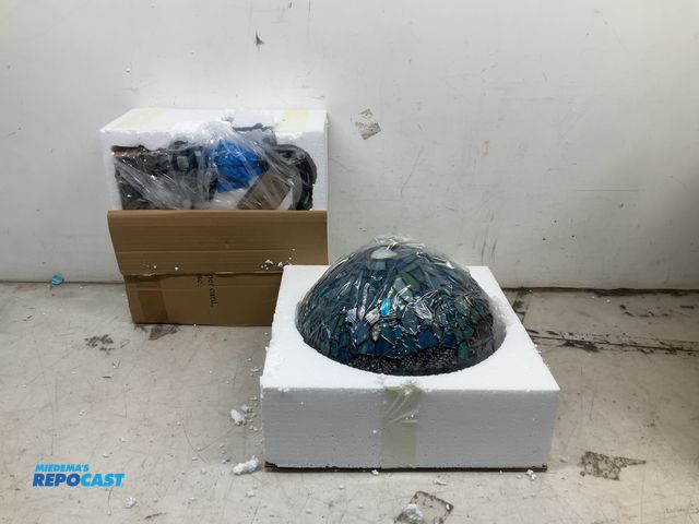 Lot 2-94453 - New Tiffany style floor lamp, 12” x 64”