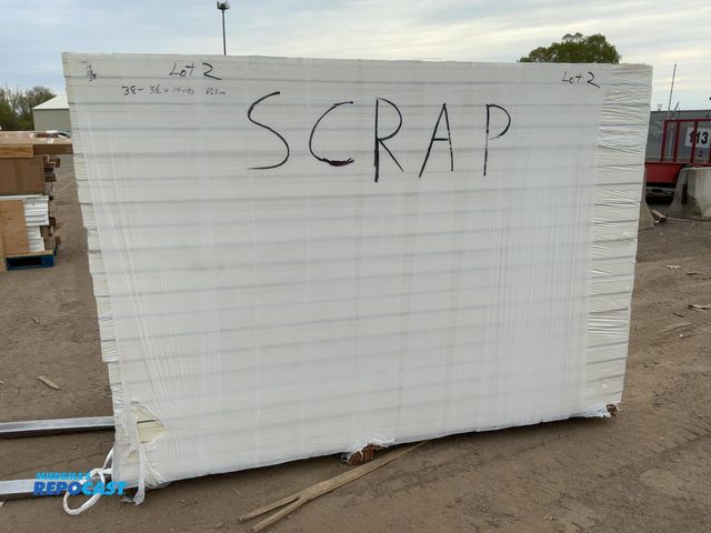 Lot 2-35827 - Lot of (38) sheets of 3-1/2 x 24 x 96 Polyiso Insulation w/ Foils Face &amp; Styrofoam