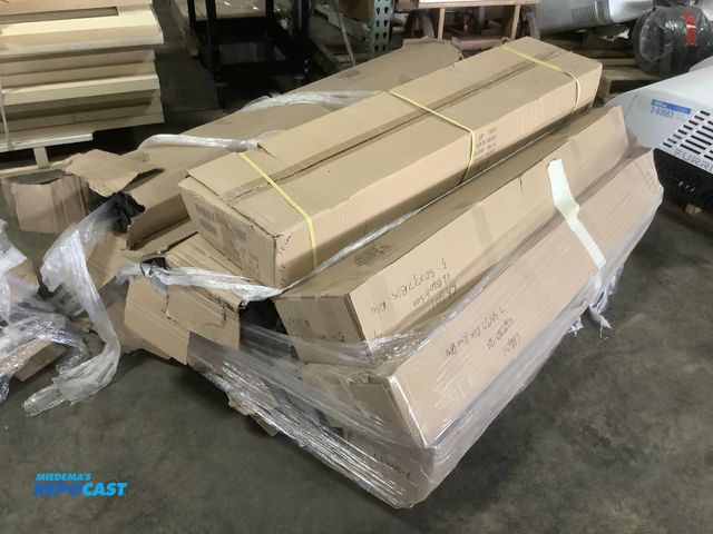 Lot 2-93664 - Skid with asst. RV Blinds