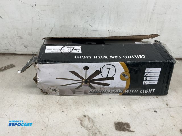Lot 2-33589 - Ceiling Fan with LED Light.
