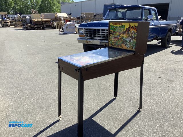 Lot 2-76670 - Wonder wizards demolition derby pinball machine 46” x 21.5” x 54”