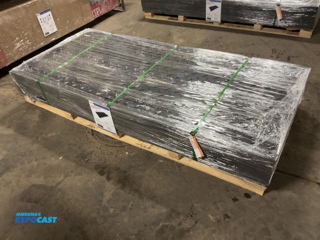 Lot 2-42129 - (15) New SDLANCH IRGPM Ground Protection Mats, Approx. 41-1/2” wide x 95” long x1/2” thick, diamond ...